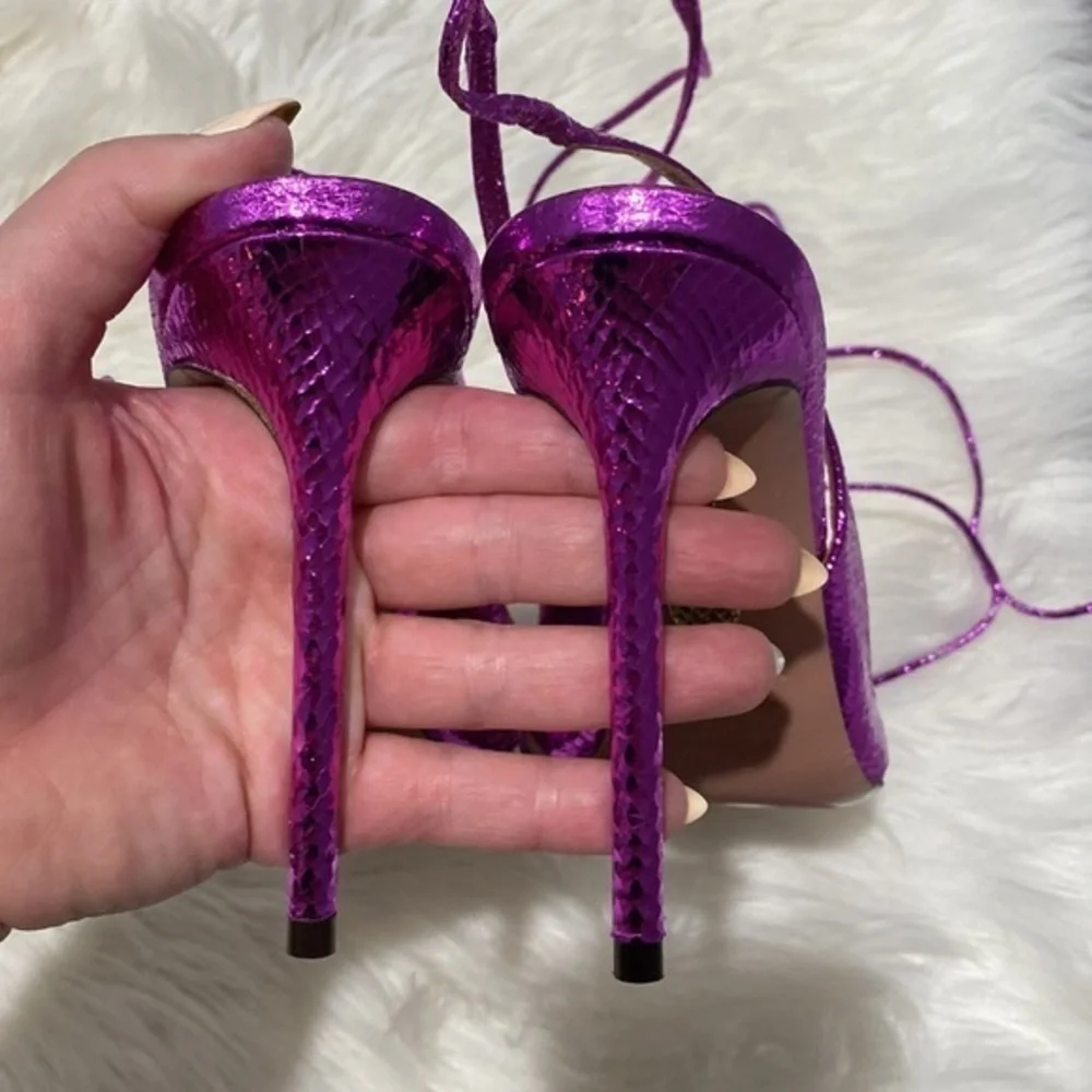 New Aquazzura Unfaithful ankle tie pump size‎ 38.5EU